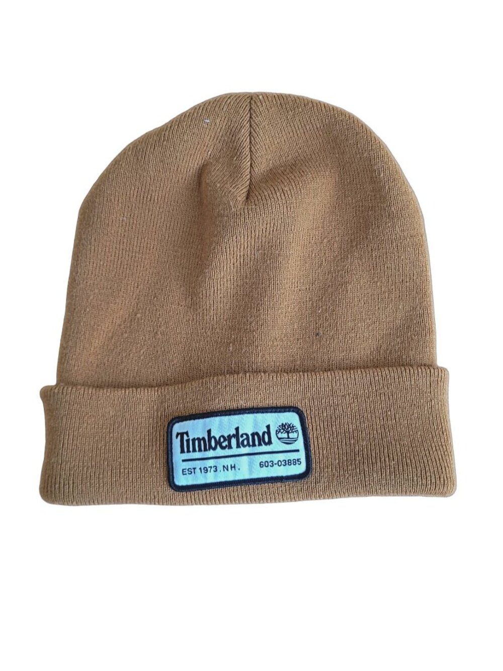 Timberland Unisex Brown Knit Beanie Hat (size OS)